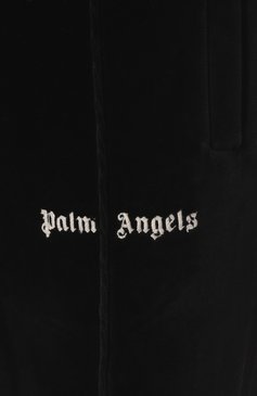 Мужские хлопковые брюки PALM ANGELS черного цвета, арт. PMCJ025F23FAB0011001 | Фото 5 (Длина (брюки, джинсы): Стандартные; Случай: Повседневный; Материал сплава: Проставлено; Материал внешний: Хлопок; Стили: Спорт-шик; Драгоценные камни: Проставлено; Материал подклада: Хлопок)