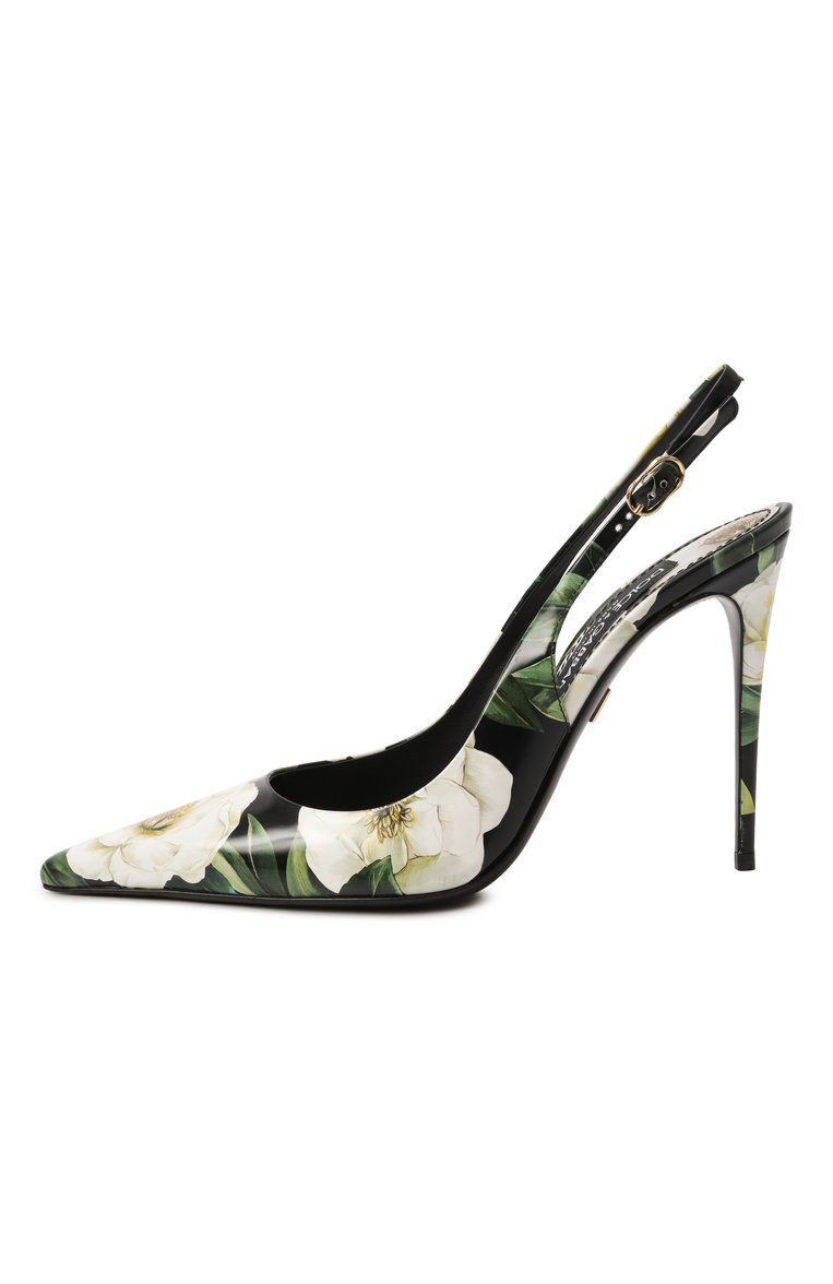 Женские кожаные туфли lollo 105 DOLCE & GABBANA разноцветного цвета, арт. CG0876/A6023 | Фото 4 (Каблук высота: Высокий; Подошва: Плоская; Материал внешний: Натуральная кожа; Материал внутренний: Натуральная кожа; Женское Кросс-КТ: Слингбэки; Каблук тип: Шпилька; Автоматизация ТО: Проставлено; Автоматизация состава: Проставлено; Размерность: Товар большемерит; Re-sync: On)