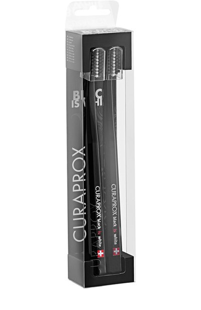 Женская набор зубных щеток black is white CURAPROX, арт. 7612412423372