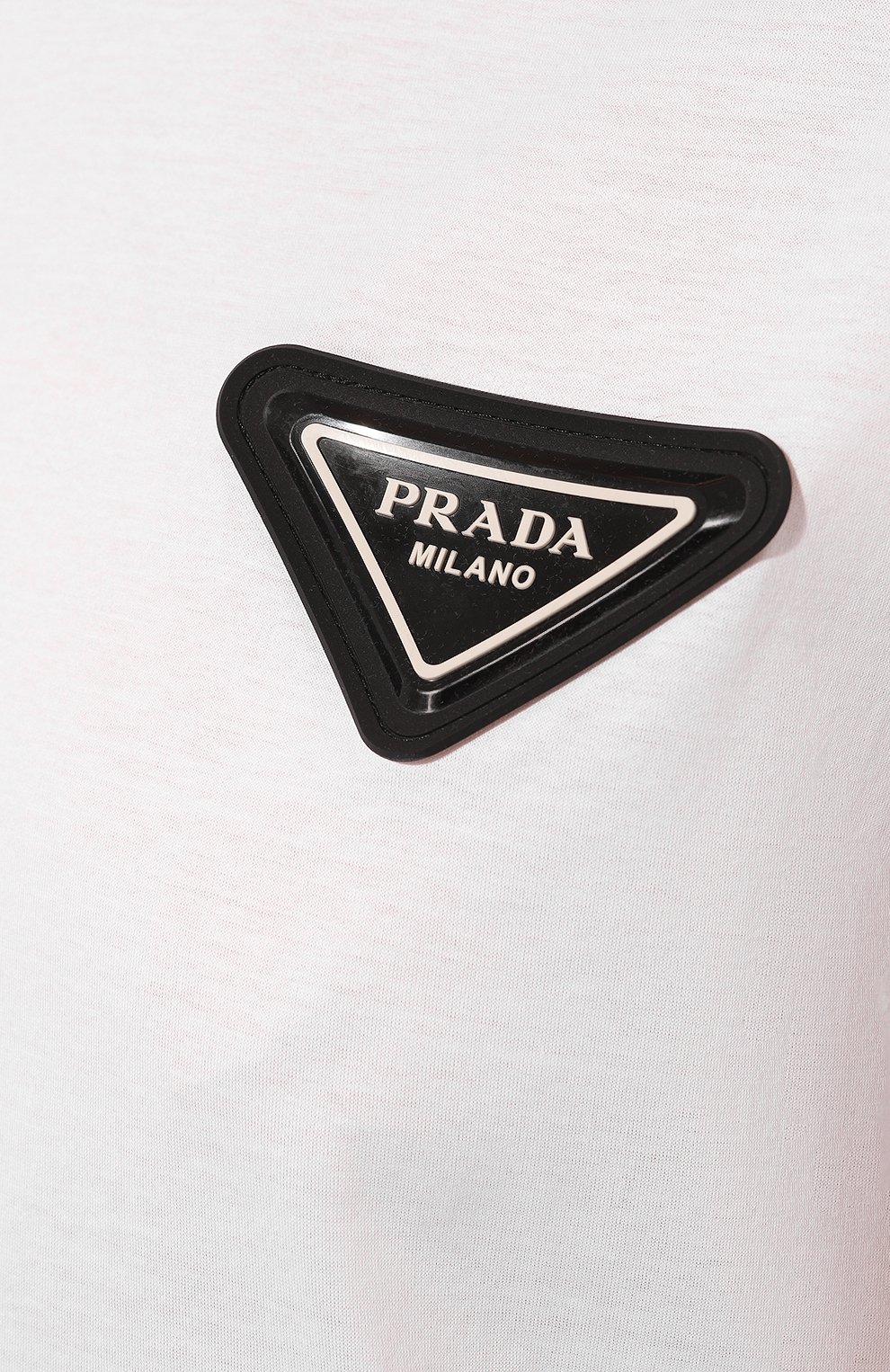 Хлопковая футболка PRADA, арт. 35838-1X58-F0009-161, фото 5