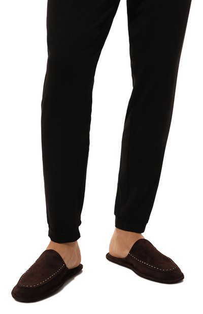 Замшевые домашние туфли HOMERS AT HOME, арт. 14874/SUEDE, фото 3