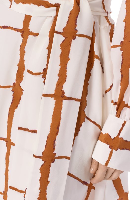 Шелковое платье Kiton D61340K0874G03 Белый  D61340K0874G03 Фото 4