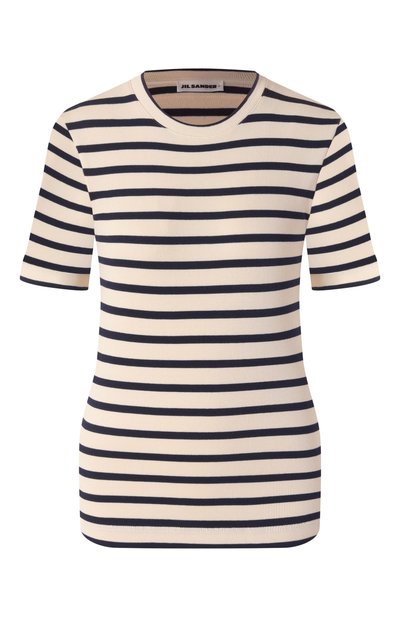 Женская хлопковая футболка JIL SANDER, арт. J40GC0111/J46497