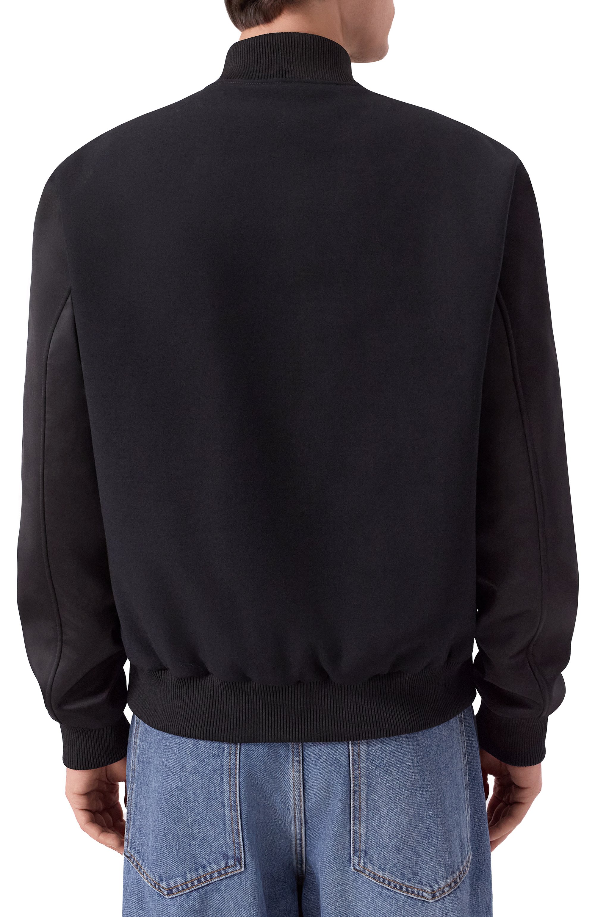 Шерстяной бомбер BALMAIN, арт. FH0TFA70/MI06, фото 4