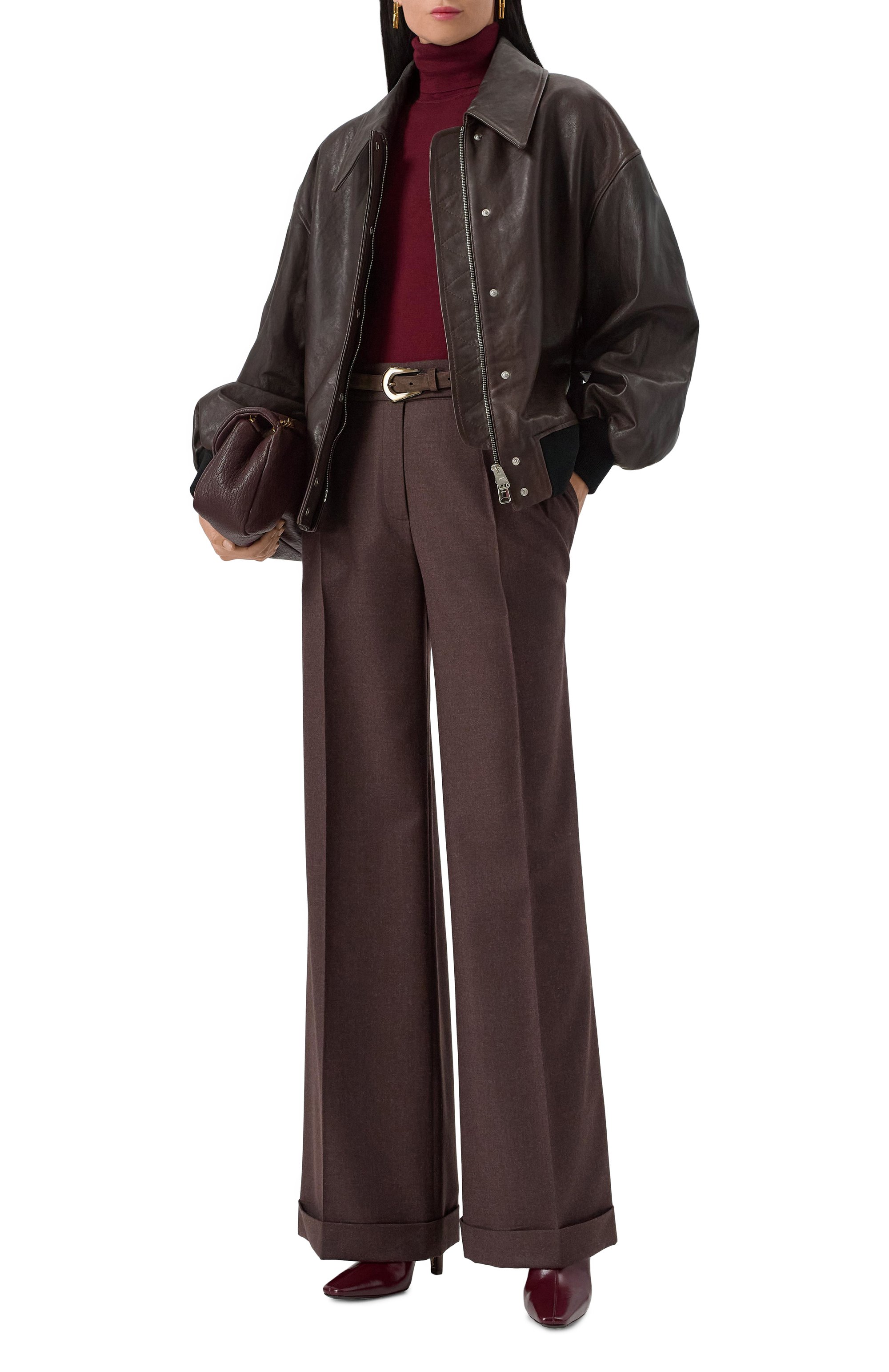 Кожаный бомбер KHAITE, арт. 6166729/L729, фото 2