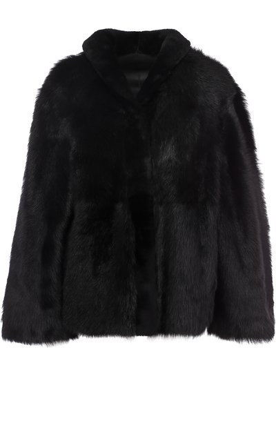 Укороченная шуба из овчины GIORGIO ARMANI, арт. 1AB01P/1AP01, фото 1