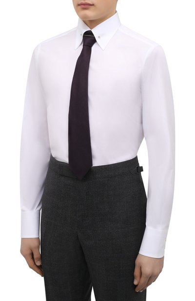 Хлопковая сорочка TOM FORD, арт. QFT000/94S3JA, фото 4