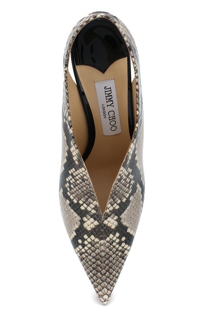 Кожаные туфли saise 85 JIMMY CHOO, арт. SAISE 85/NKE, фото 5