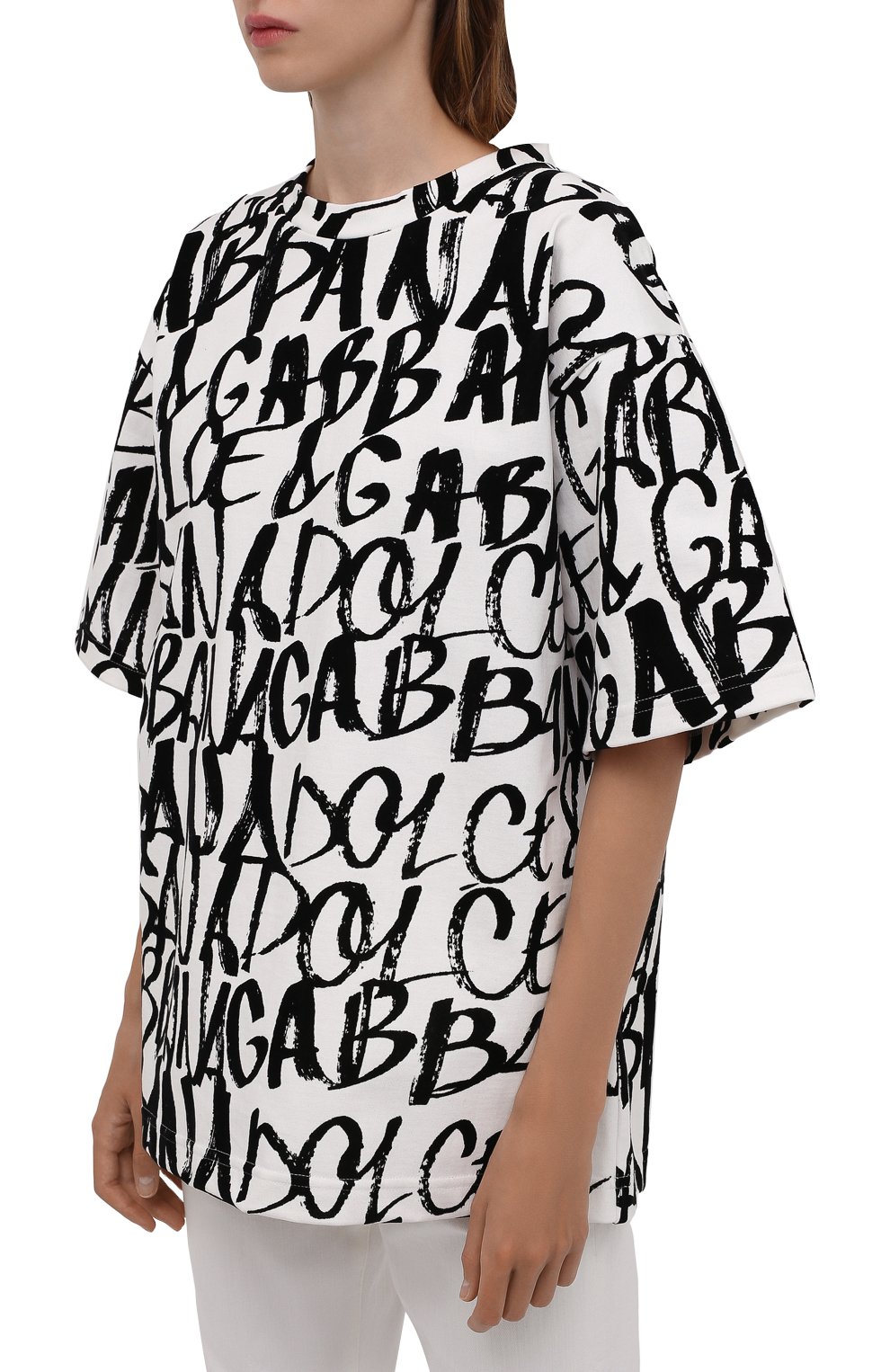 Хлопковая футболка DOLCE & GABBANA, арт. F8015T/G7A5G, фото 3