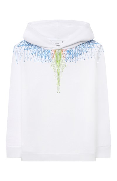 Хлопковое худи MARCELO BURLON KIDS OF MILAN, арт. 21E/B/MB/2105/0020/2-6Y, фото 1