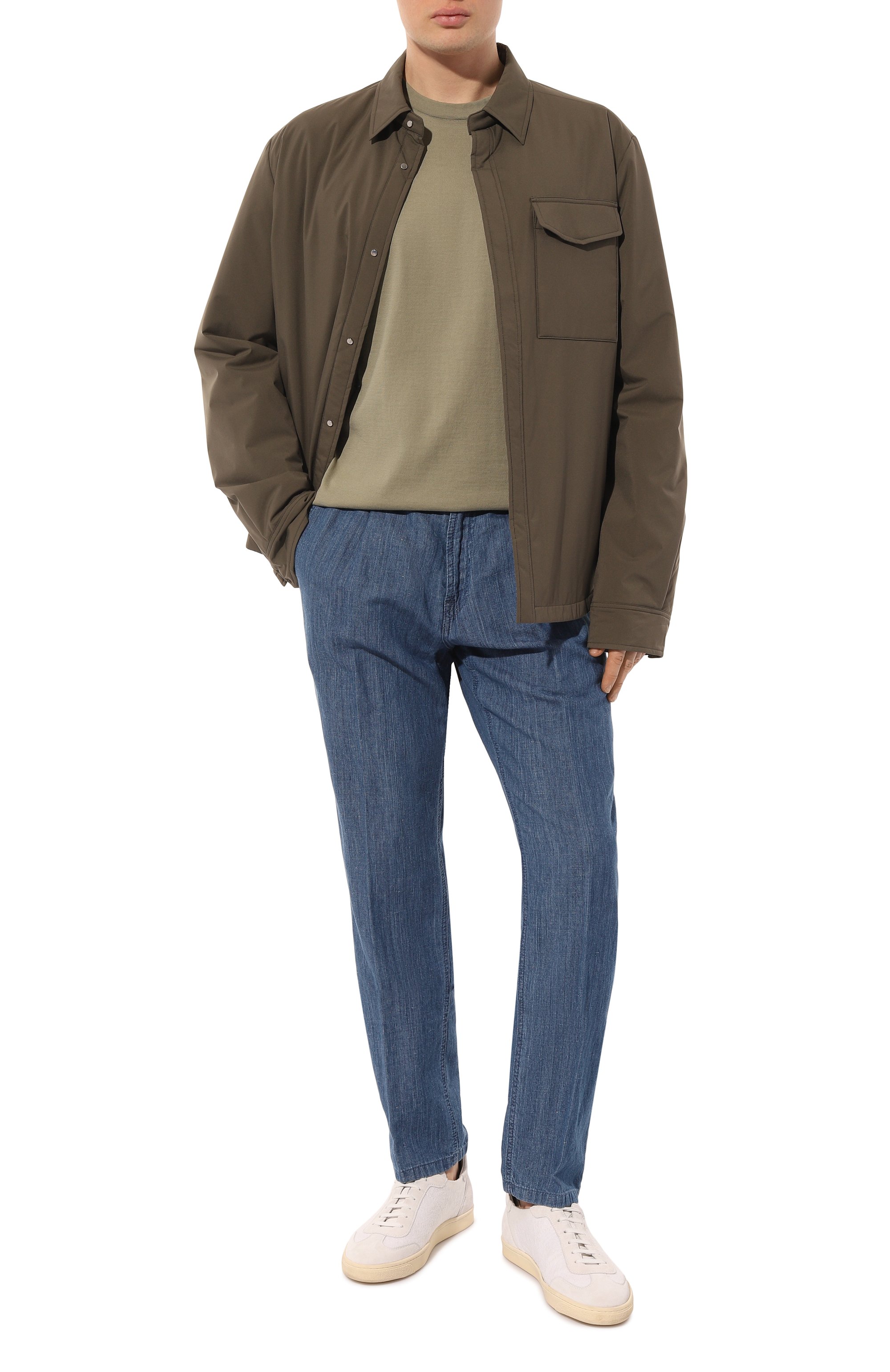 Брюки из хлопка и льна STEFANO RICCI, арт. MFT41B3110/T205BL, фото 2