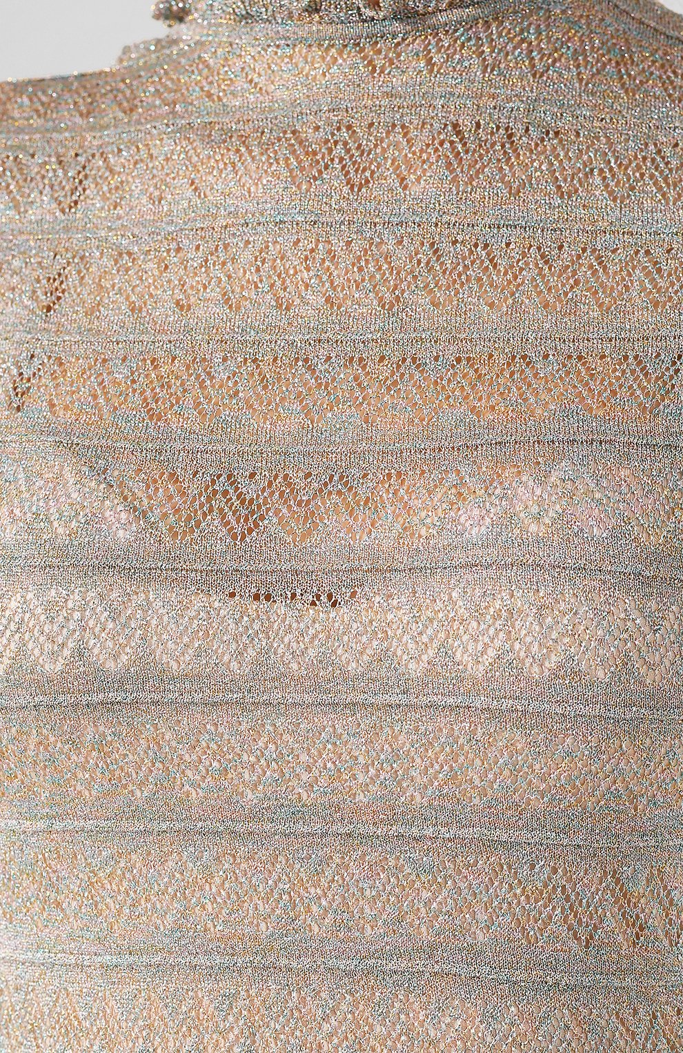 Платье-макси M MISSONI серебряного цвета по цене 87150 руб., арт. 2DG00313/2K004M, фото 5 Платье-макси M MISSONI, арт. 2DG00313/2K004M, фото 5