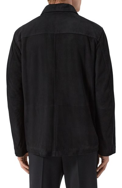 Замшевая куртка-рубашка KITON, арт. UW1936V0421F14, фото 4