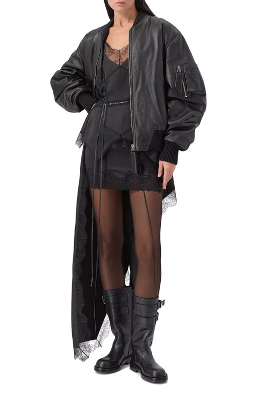 Атласная юбка Daniil Antsiferov DA_1905 Чёрный  DA_1905 Фото 2