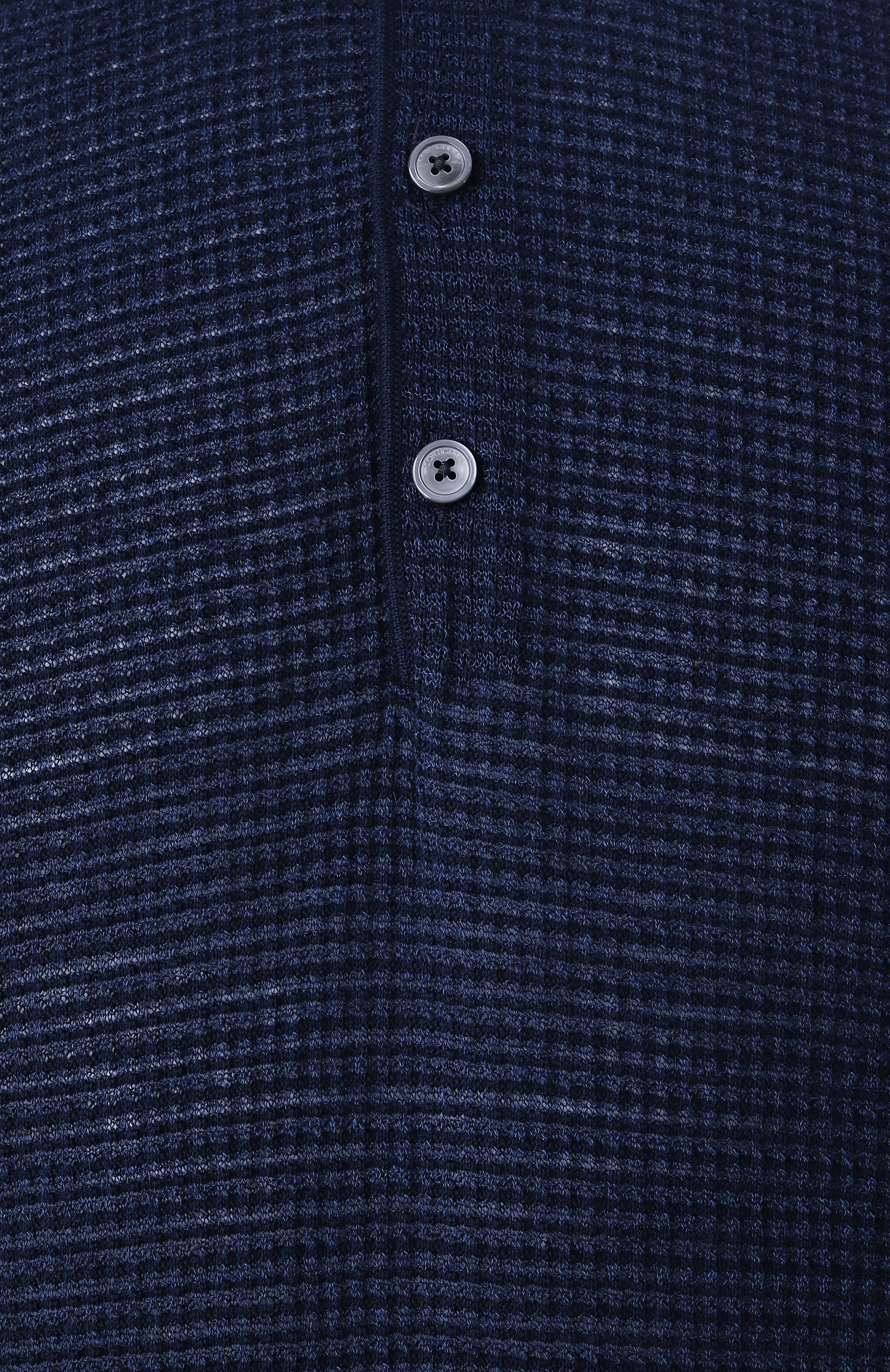 Поло изо льна и хлопка CORTIGIANI, арт. 2A9107, фото 6