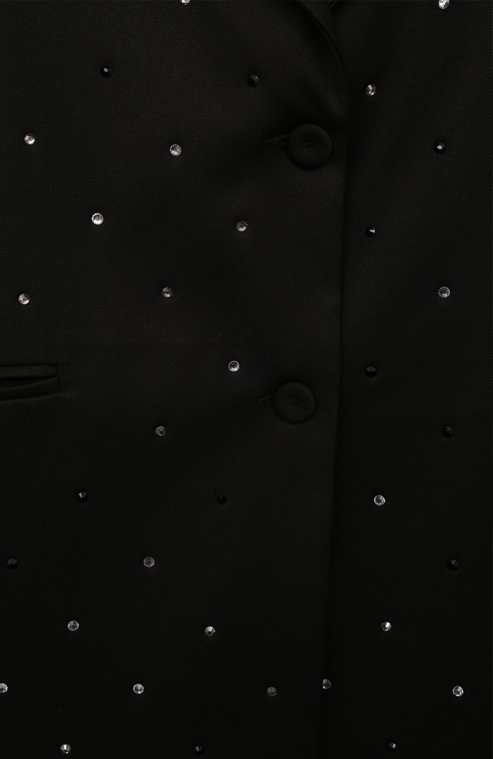 Жакет MSGM KIDS черного цвета по цене 26350 руб., арт. F4MSJGJK186, фото 3 Жакет MSGM KIDS, арт. F4MSJGJK186, фото 3