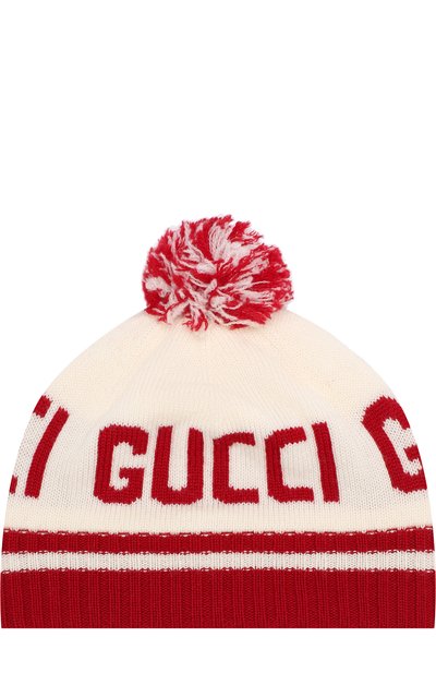 Шерстяная шапка с помпоном GUCCI, арт. 522792/4K206, фото 1
