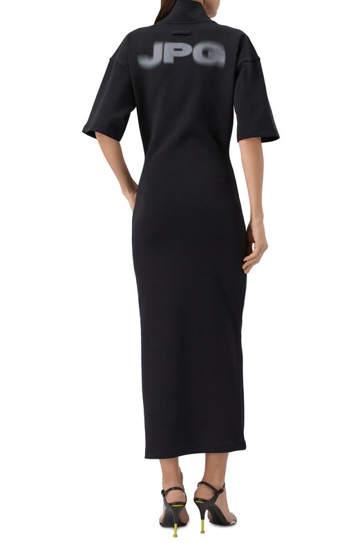 Хлопковое платье Jean Paul Gaultier 25/03-W-DR016/J004 Чёрный  25/03-W-DR016/J004 Фото 4
