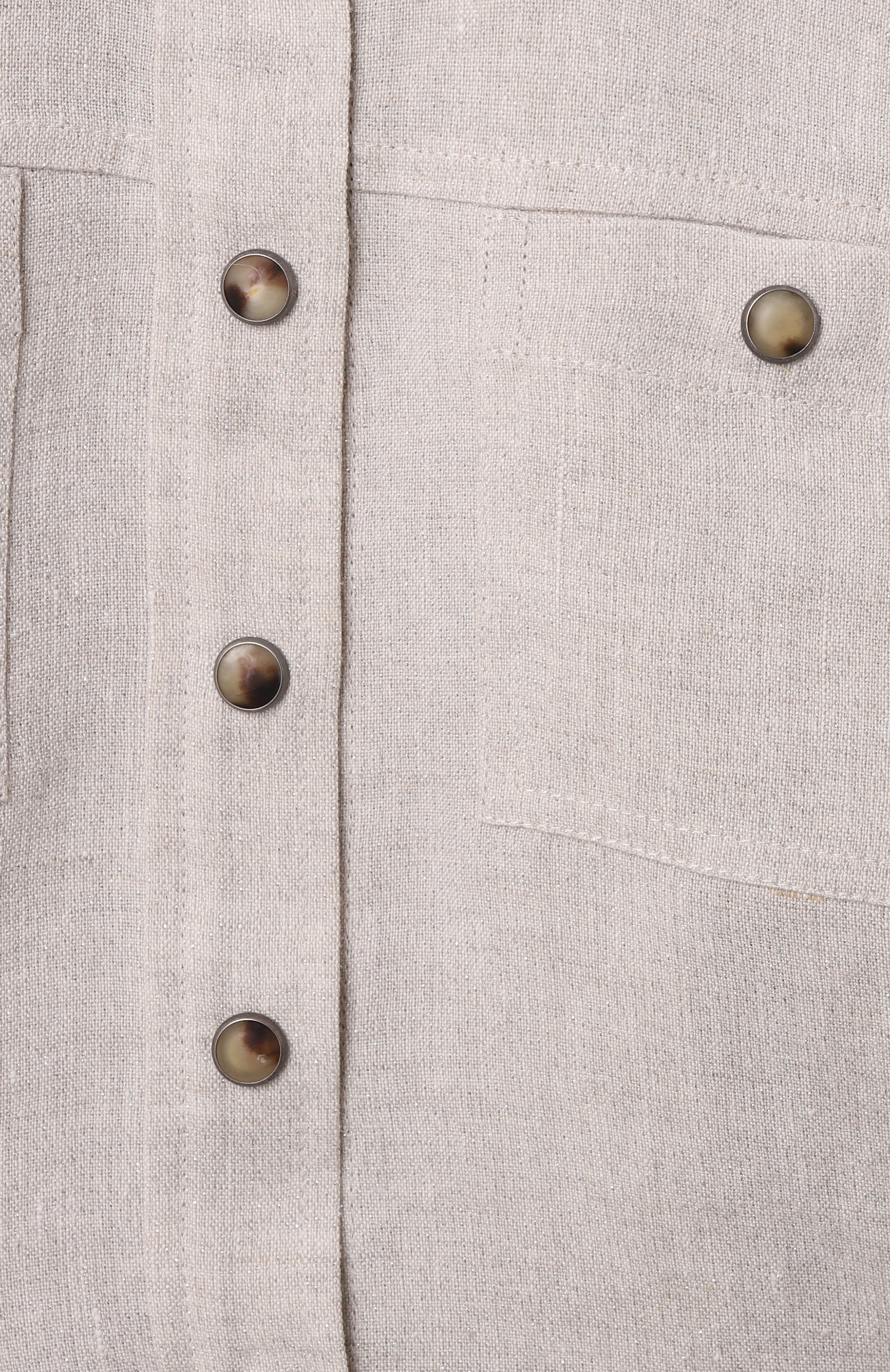 Льняная рубашка BRUNELLO CUCINELLI, арт. BH547S024A, фото 3