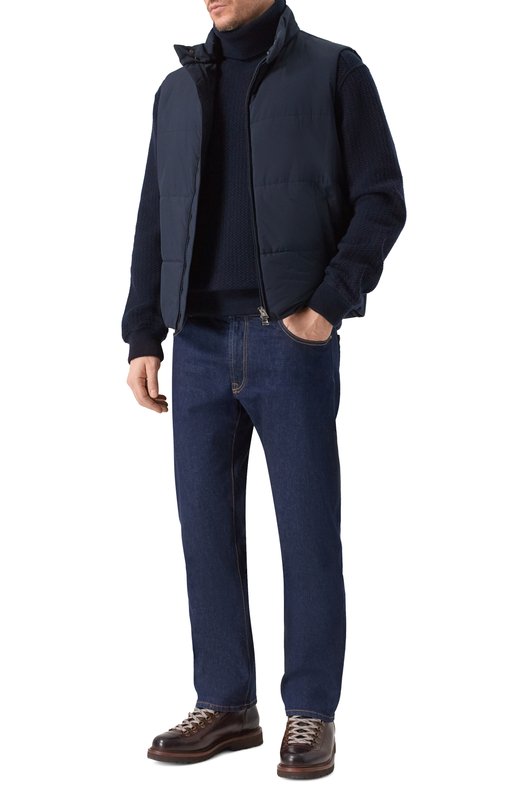 Свитер из шерсти и кашемира MVST M25.1MM.H001/J010 Синий  M25.1MM.H001/J010 Фото 2