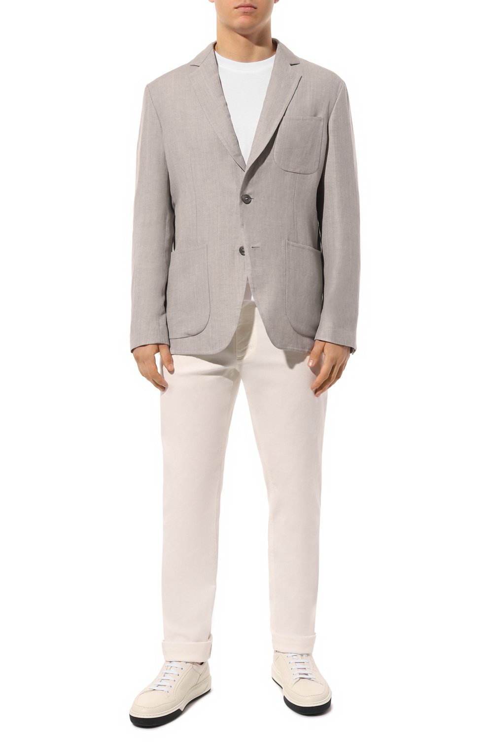 Пиджак изо льна и шерсти BRIONI, арт. SGPC0LPB106, фото 2