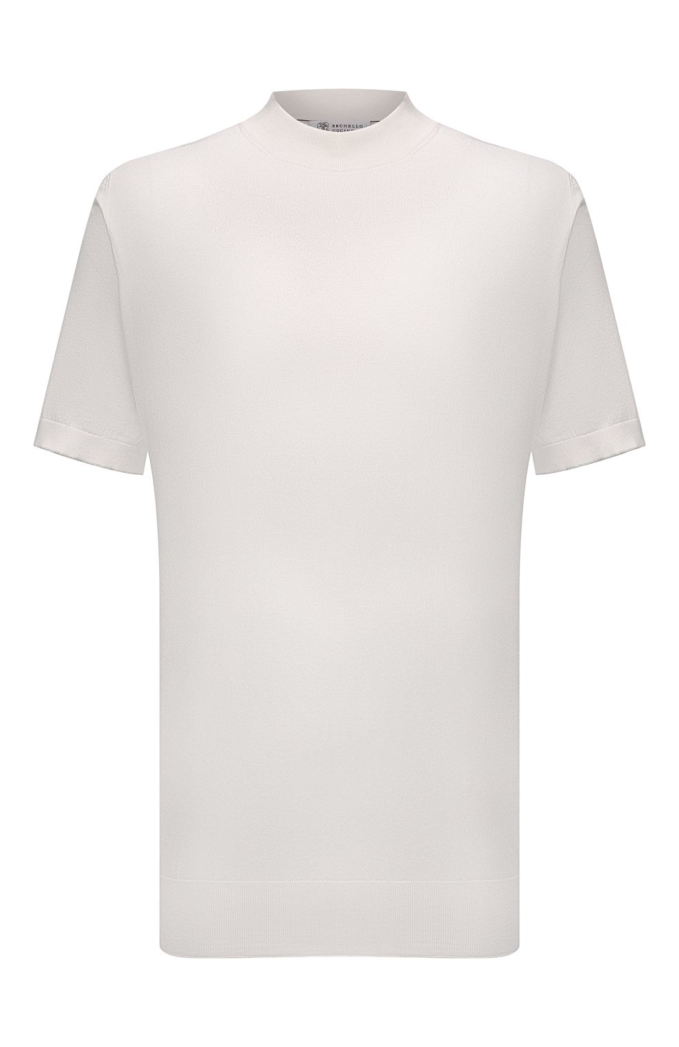 Хлопковый джемпер BRUNELLO CUCINELLI кремового цвета по цене 67600 руб., арт. M2900234W, фото 1 Хлопковый джемпер BRUNELLO CUCINELLI, арт. M2900234W, фото 1