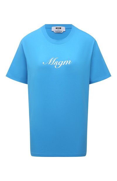 Женская хлопковая футболка MSGM, арт. 3042MDM207 217498