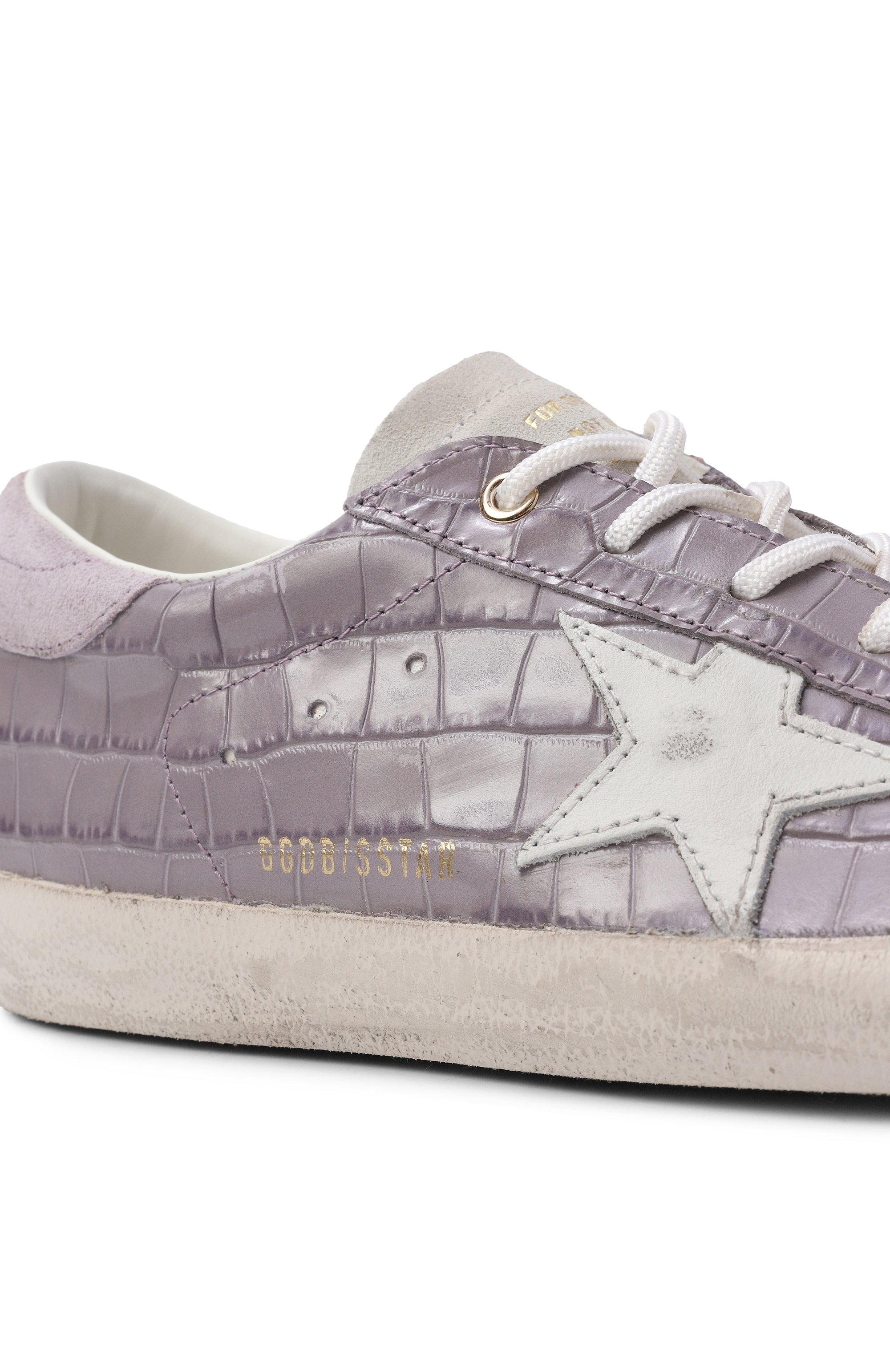 Кожаные кеды super-star GOLDEN GOOSE DELUXE BRAND, арт. GWF01002.F008118, фото 7