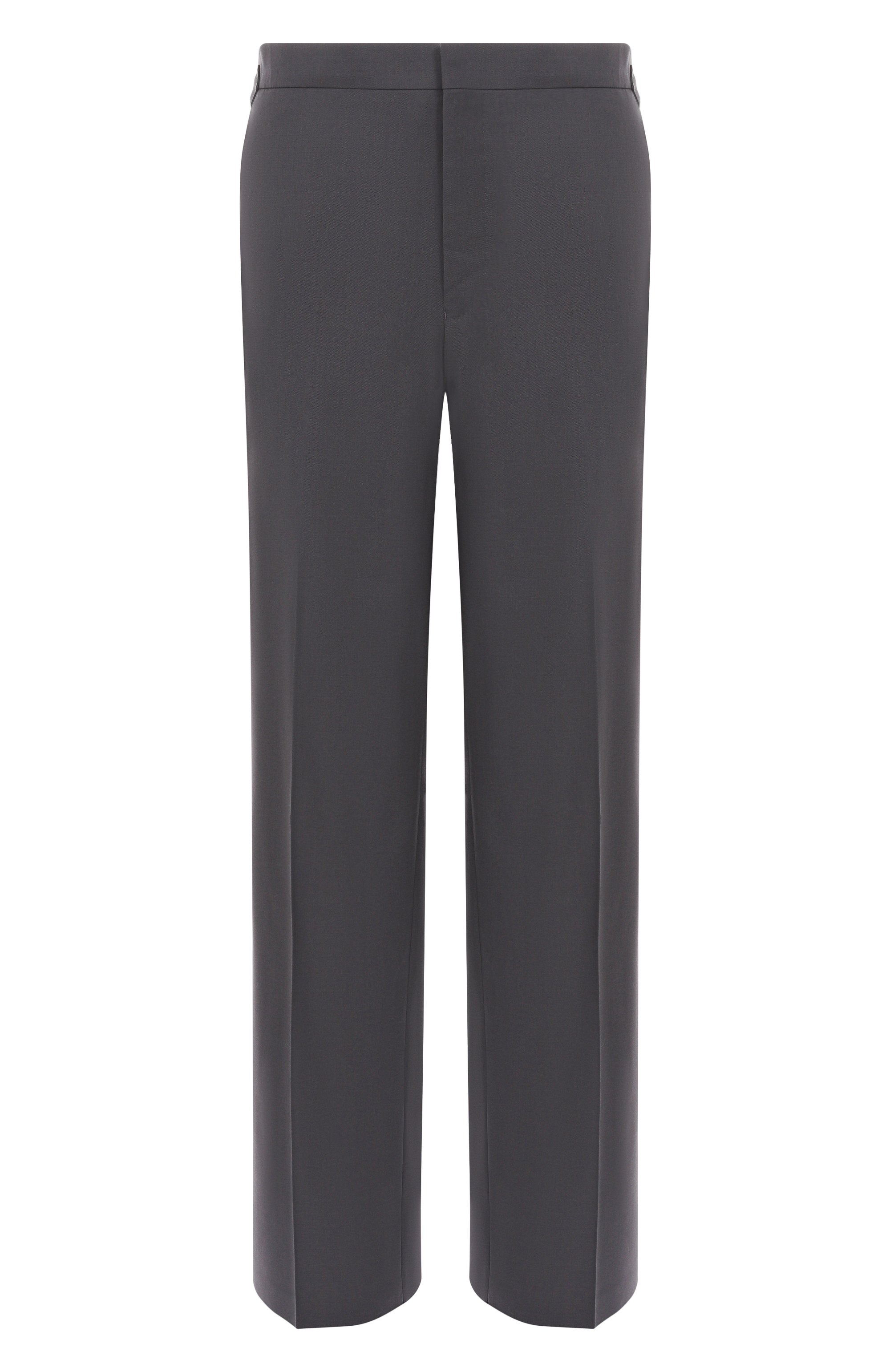 Шерстяные брюки 12 STOREEZ темно-серого цвета по цене 24000 руб., арт. 128479, фото 1 Шерстяные брюки 12 STOREEZ, арт. 128479, фото 1