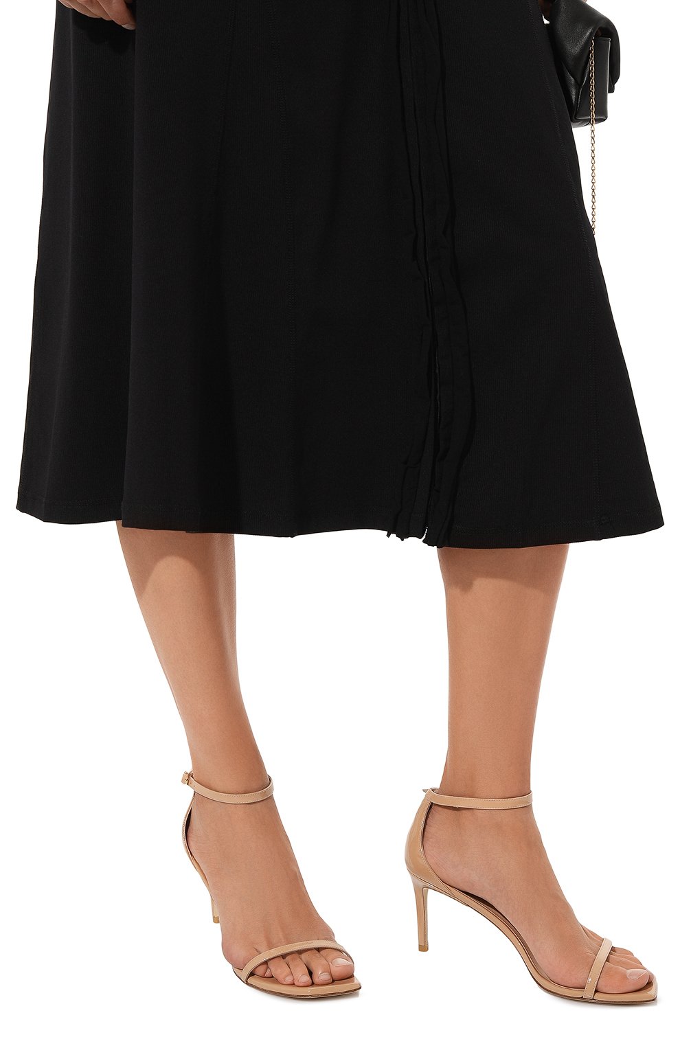 Кожаные босоножки nudistcurve 75 STUART WEITZMAN, арт. SA173/PAT, фото 3