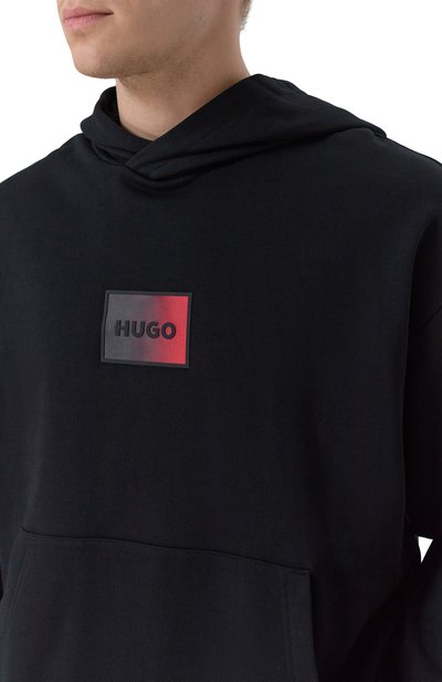 Хлопковое худи HUGO, арт. 50553145, фото 5