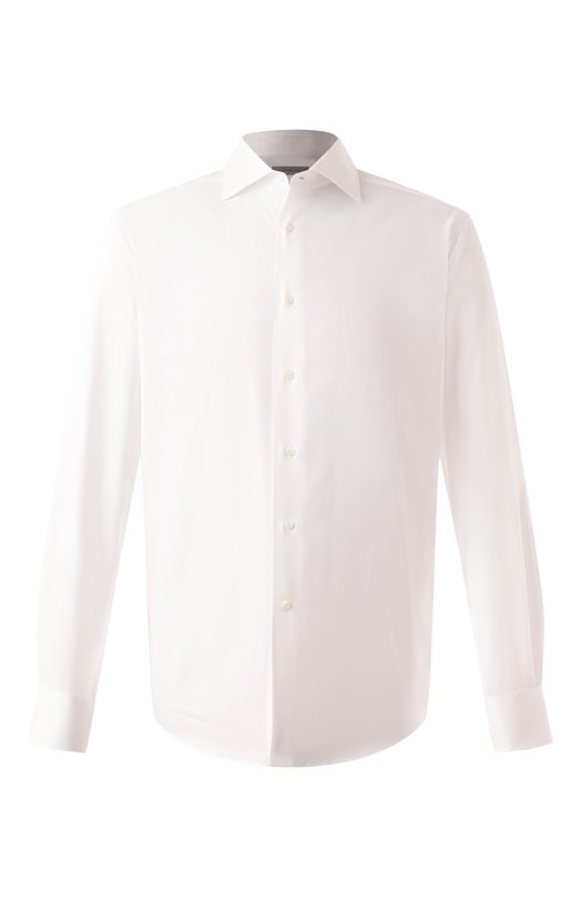 Хлопковая сорочка Corneliani 25P100-2511625 Белый 25P100-2511625