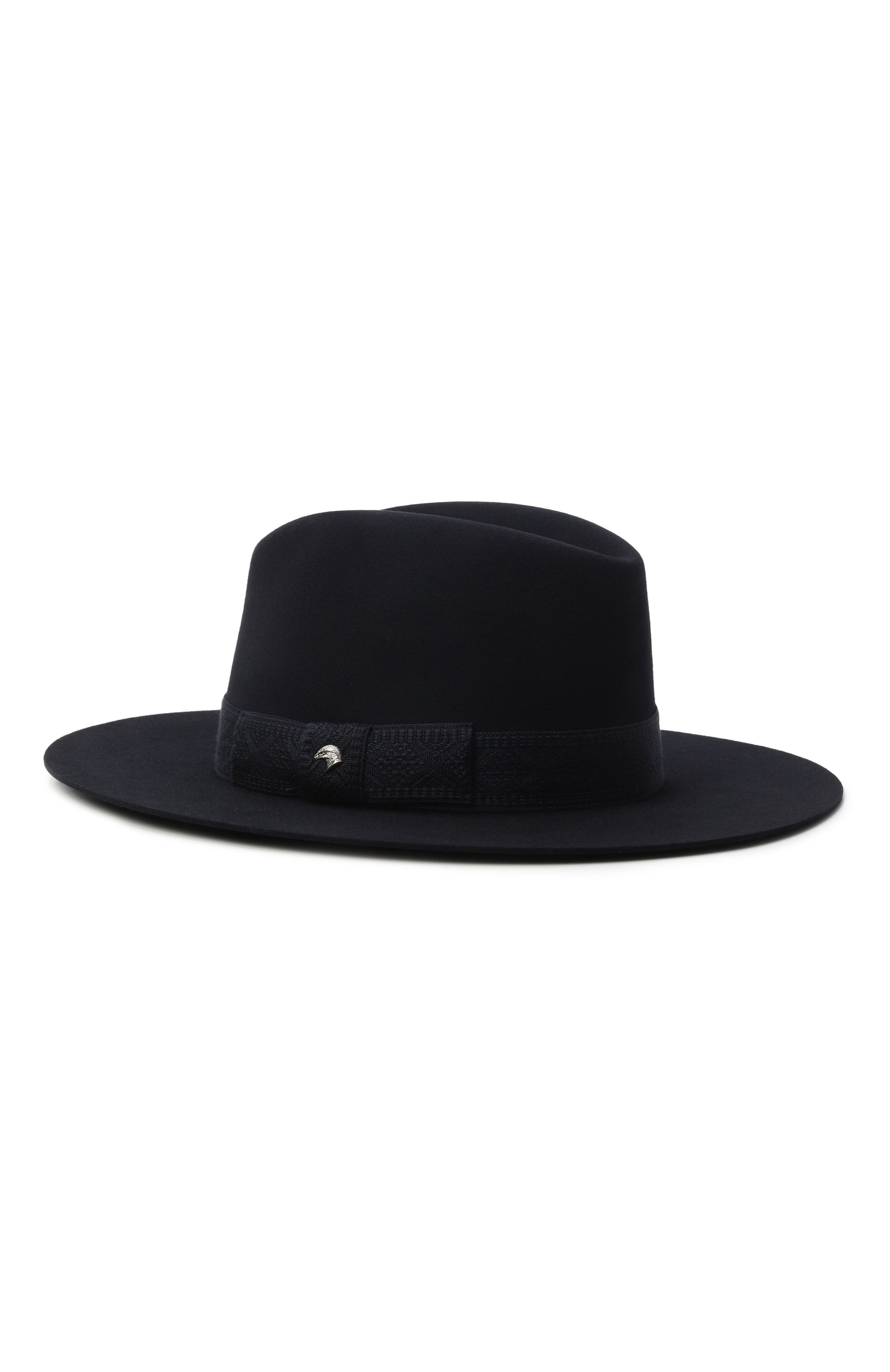 Фетровая шляпа STEFANO RICCI темно-синего цвета по цене 225000 руб., арт. MCV2300040/CAST, фото 2 Фетровая шляпа STEFANO RICCI, арт. MCV2300040/CAST, фото 2