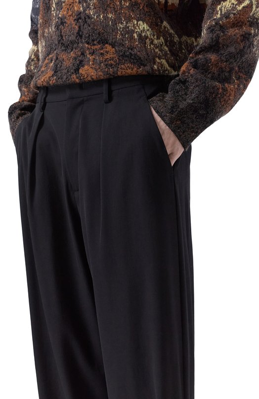 Шерстяные брюки Attachment AP52-014 Чёрный  AP52-014 Фото 5