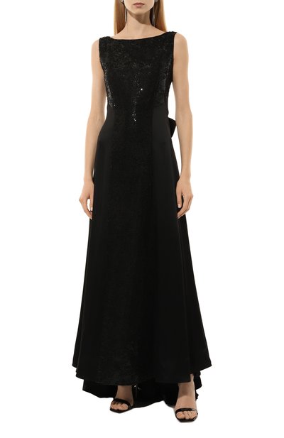 Атласное платье с отделкой пайетками FREEAGE, арт. WS25.DR148.4019.900, фото 3