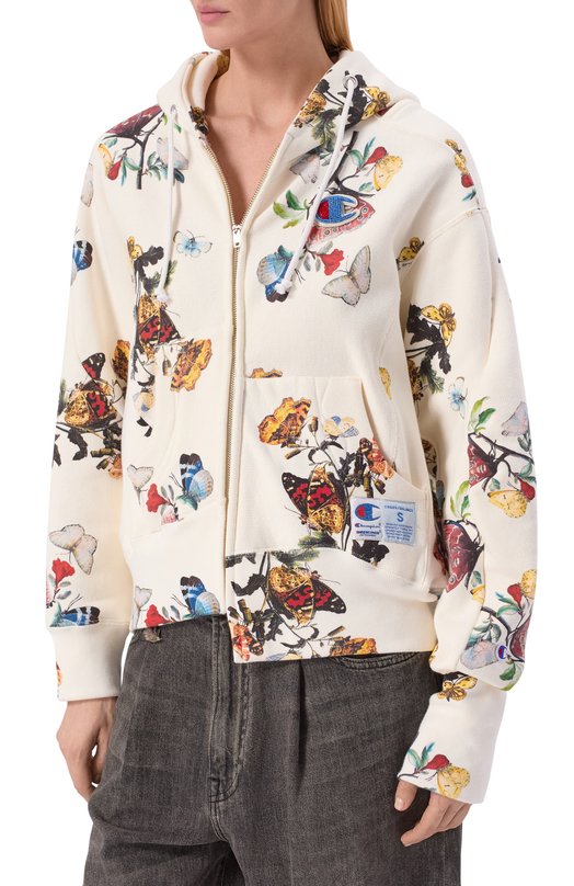 Хлопковая толстовка UNDERCOVER x Champion Undercover UC2E1802-2 Кремовый  UC2E1802-2 Фото 3