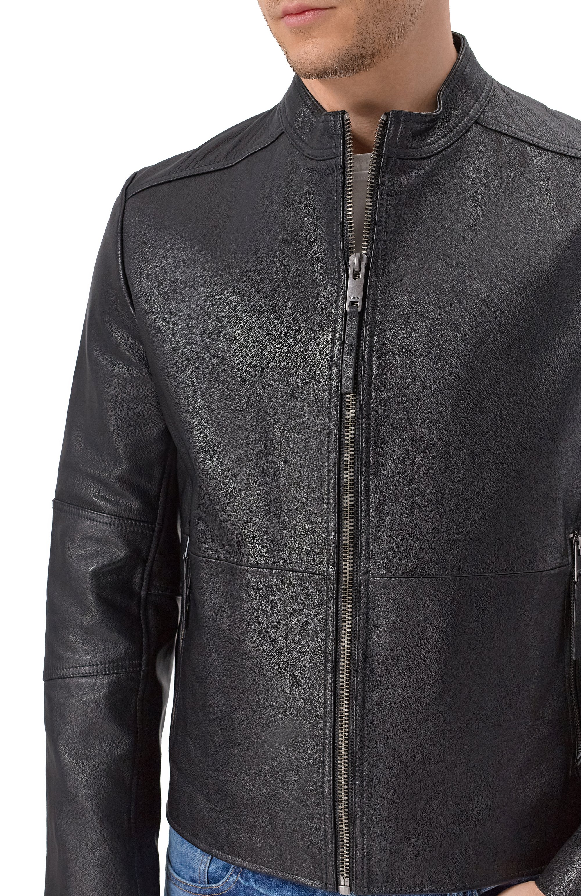 Кожаная куртка HUGO, арт. 50540984, фото 5