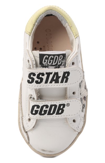 Кожаные кеды superstar GOLDEN GOOSE DELUXE BRAND, арт. GJF00111.F002828, фото 4