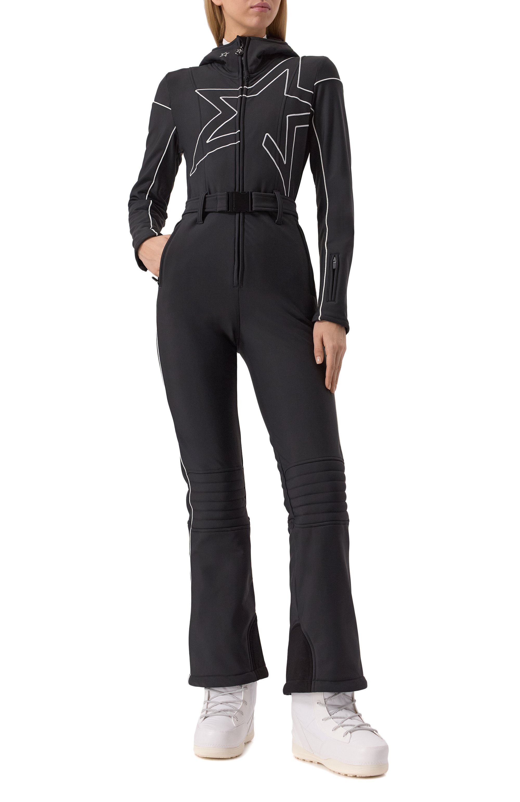 Комбинезон PERFECT MOMENT черного цвета по цене 126500 руб., арт. W3001088/SAMMY STAR SKI SUIT, фото 3 Комбинезон PERFECT MOMENT, арт. W3001088/SAMMY STAR SKI SUIT, фото 3