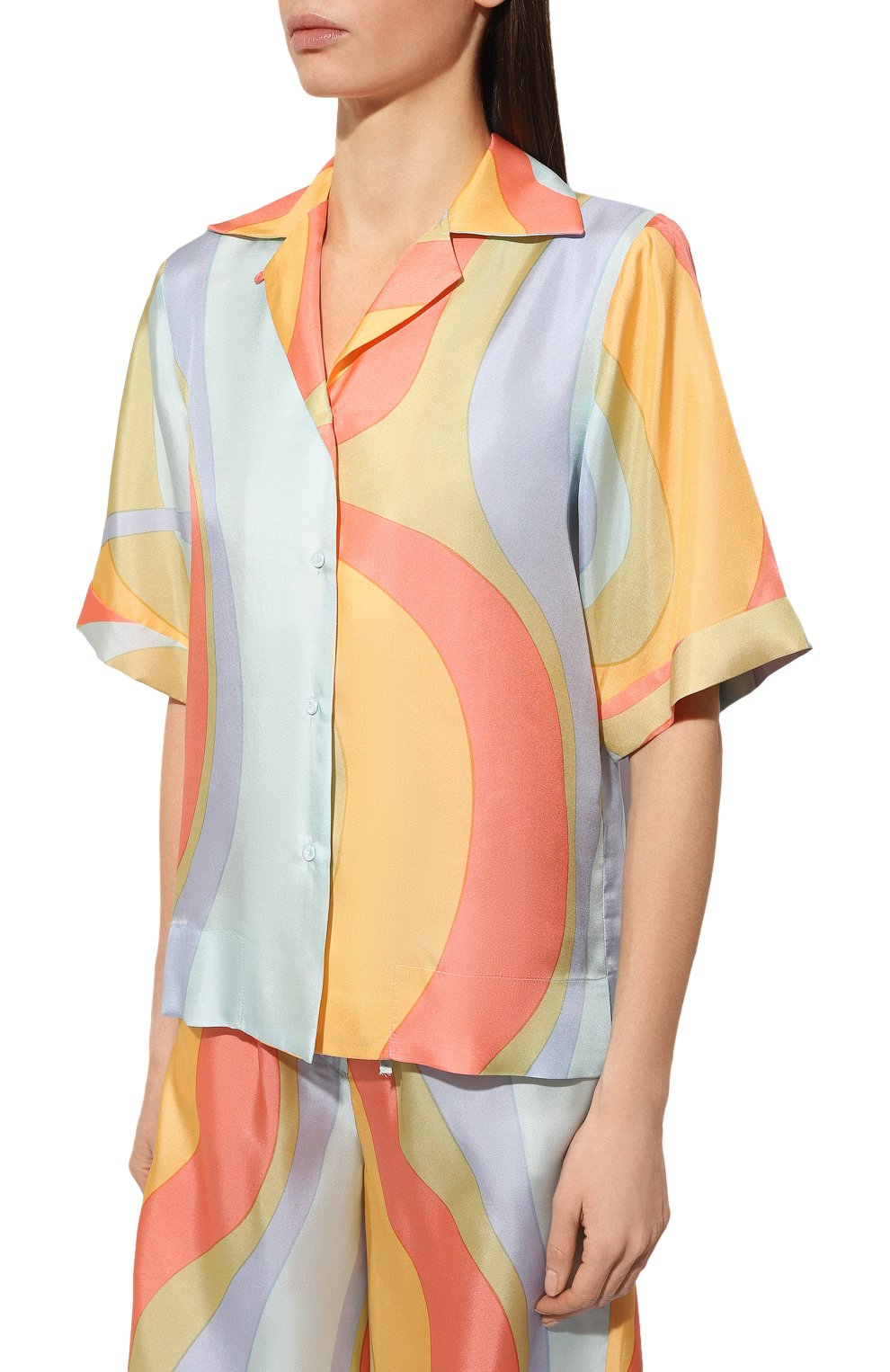 Шелковая рубашка BEATRICE .B, арт. 23FE4969SHADES, фото 3