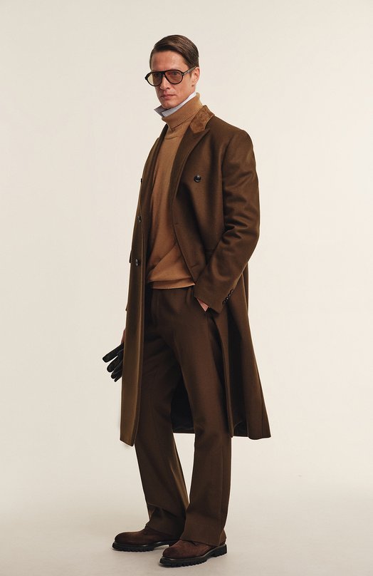 Шерстяные брюки Amiri AMSUFP1039 Коричневый  AMSUFP1039 Фото 6