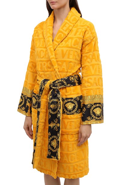 Хлопковый халат VERSACE, арт. ZACJ00008/ZC0SP052, фото 3