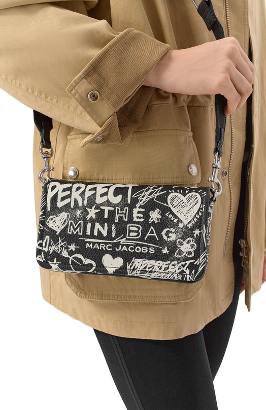 Сумка Punk Scribble mini MARC JACOBS (THE) 2S6SMN012S01 Чёрно-белый  2S6SMN012S01 Фото 2