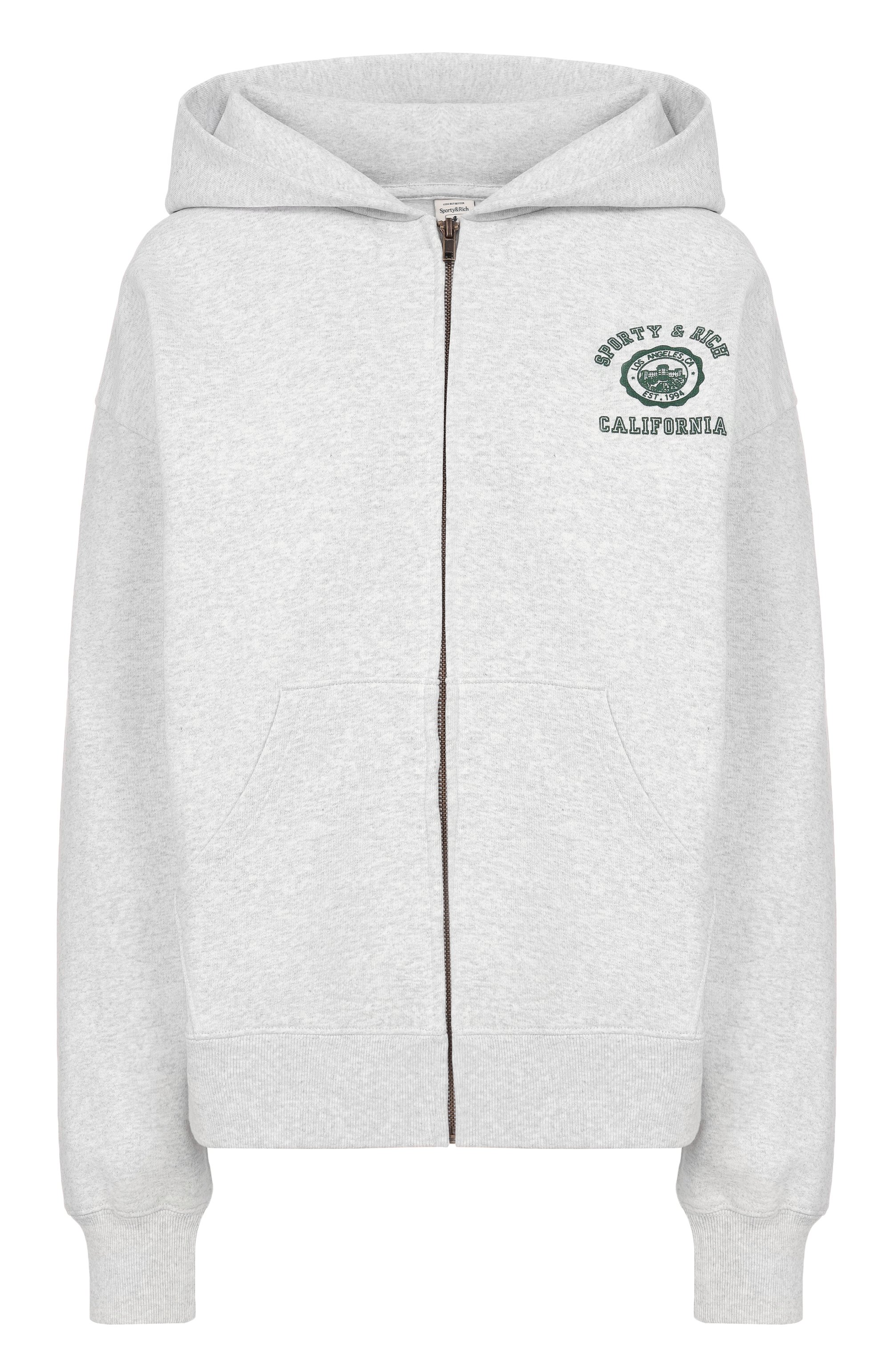 Хлопковая толстовка SPORTY AND RICH, арт. ST08862508GY03, фото 1