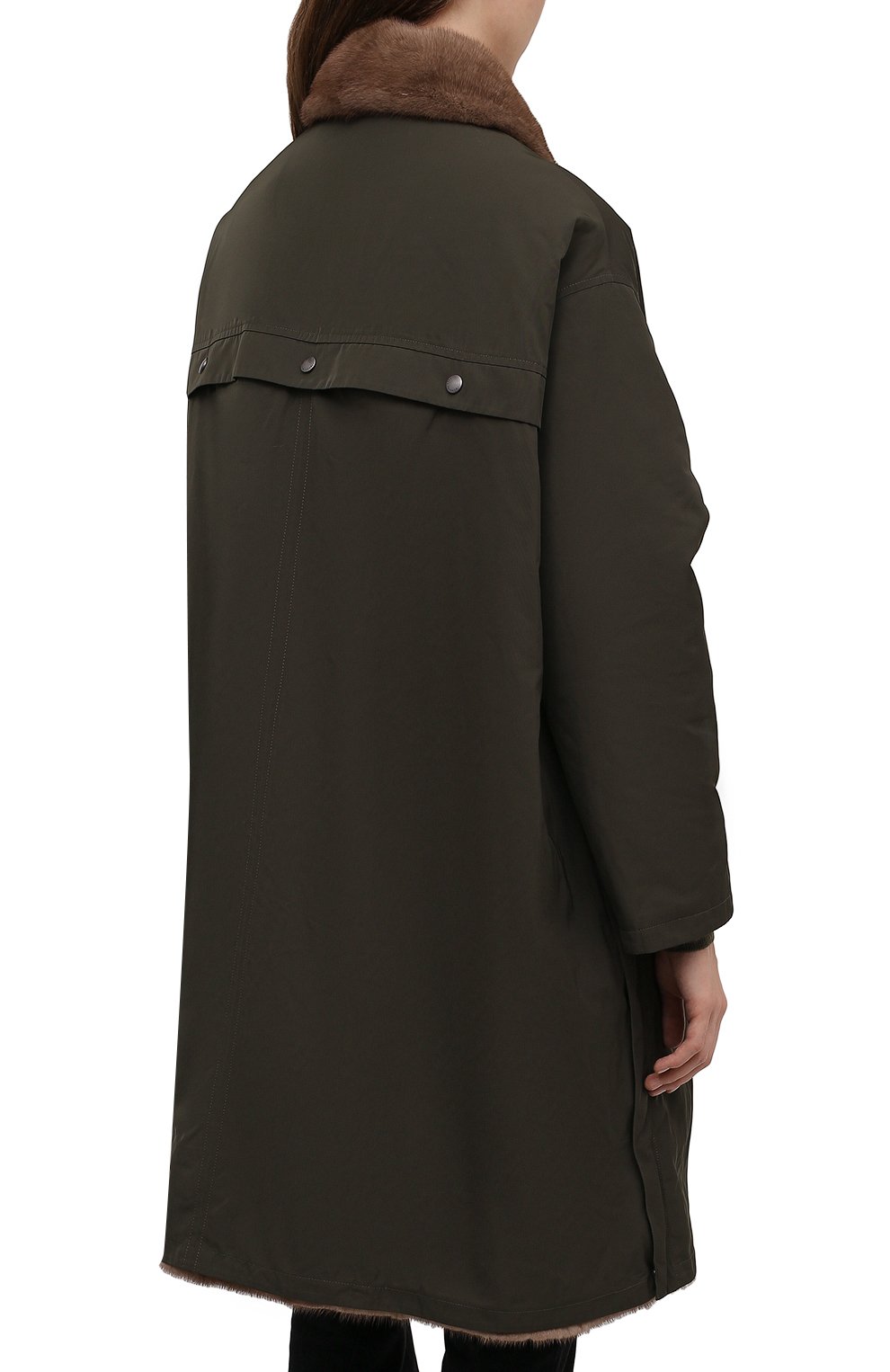 Двусторонняя парка с подкладкой из меха норки YS ARMY PARIS, арт. 22WFM04601A22X, фото 4