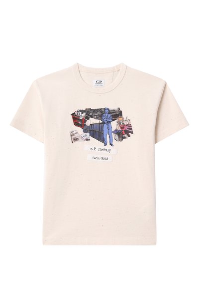 Хлопковая футболка C.P. COMPANY, арт. CMM00H/LAA41/10-14