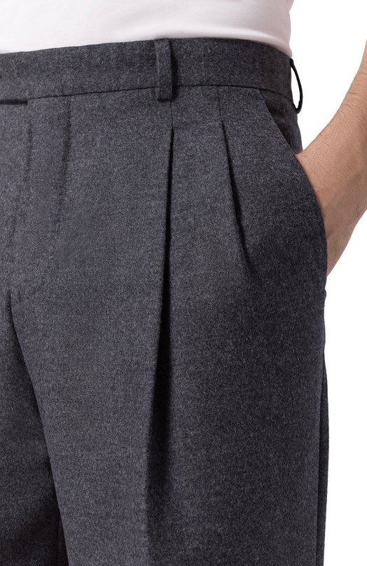 Шерстяные брюки 12 STOREEZ 133585 Серый  133585 Фото 5