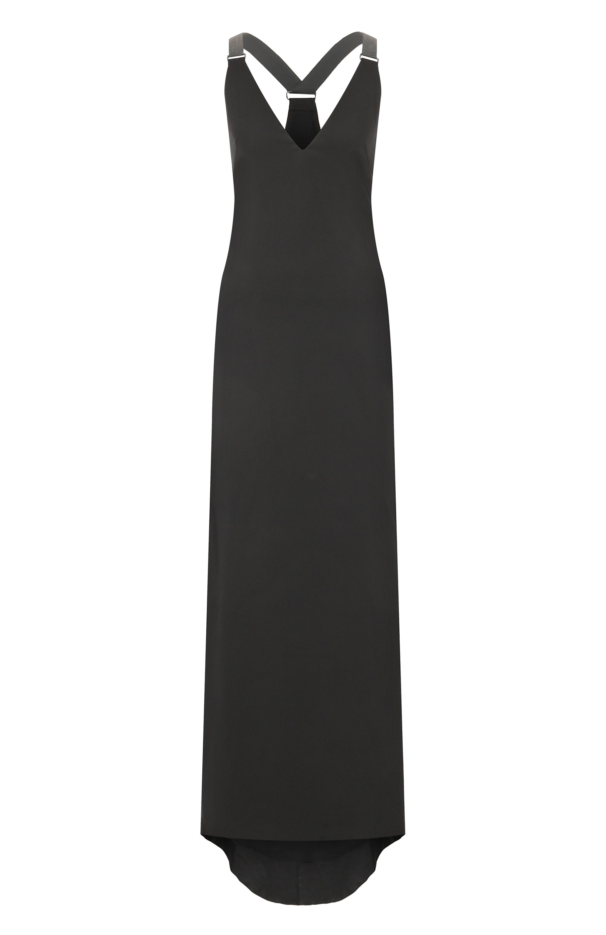 Платье из вискозы и шелка BRUNELLO CUCINELLI, арт. MG932AFS31, фото 1