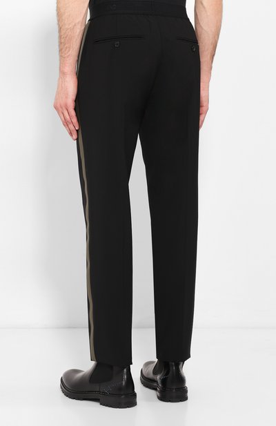 Шерстяные брюки HELMUT LANG черного цвета по цене 37600 руб., арт. J04HM208, фото 4 Шерстяные брюки HELMUT LANG, арт. J04HM208, фото 4