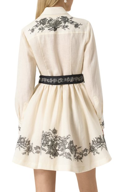 Льняное платье ZIMMERMANN, арт. 2406DR25R, фото 4